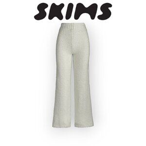 Warm Soft SKIMS Cozy Knit Pants Bone Size 4X5X Plus Size Stretchy Lounge Wear